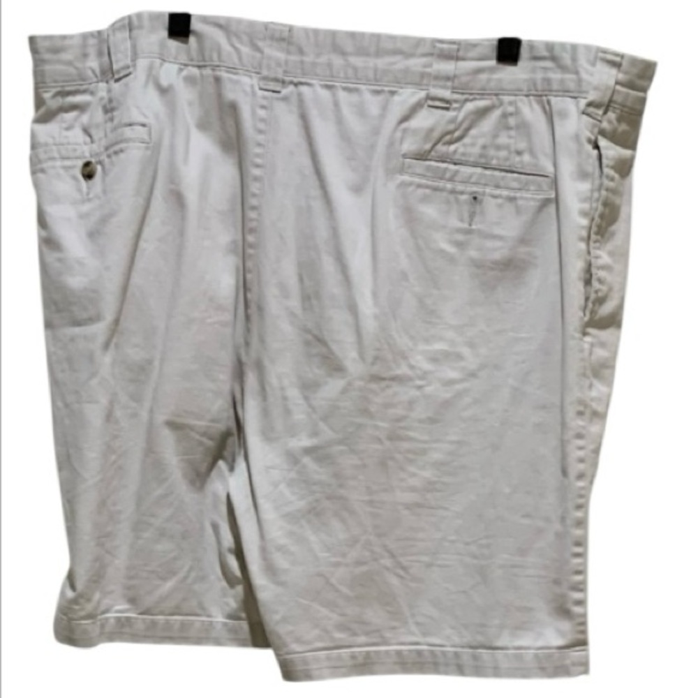MENS SHORTS SIZE 46 W BY REPP CLASSIC MENS BEIGE KHAKI 46 WAIST PLEATED FRONT